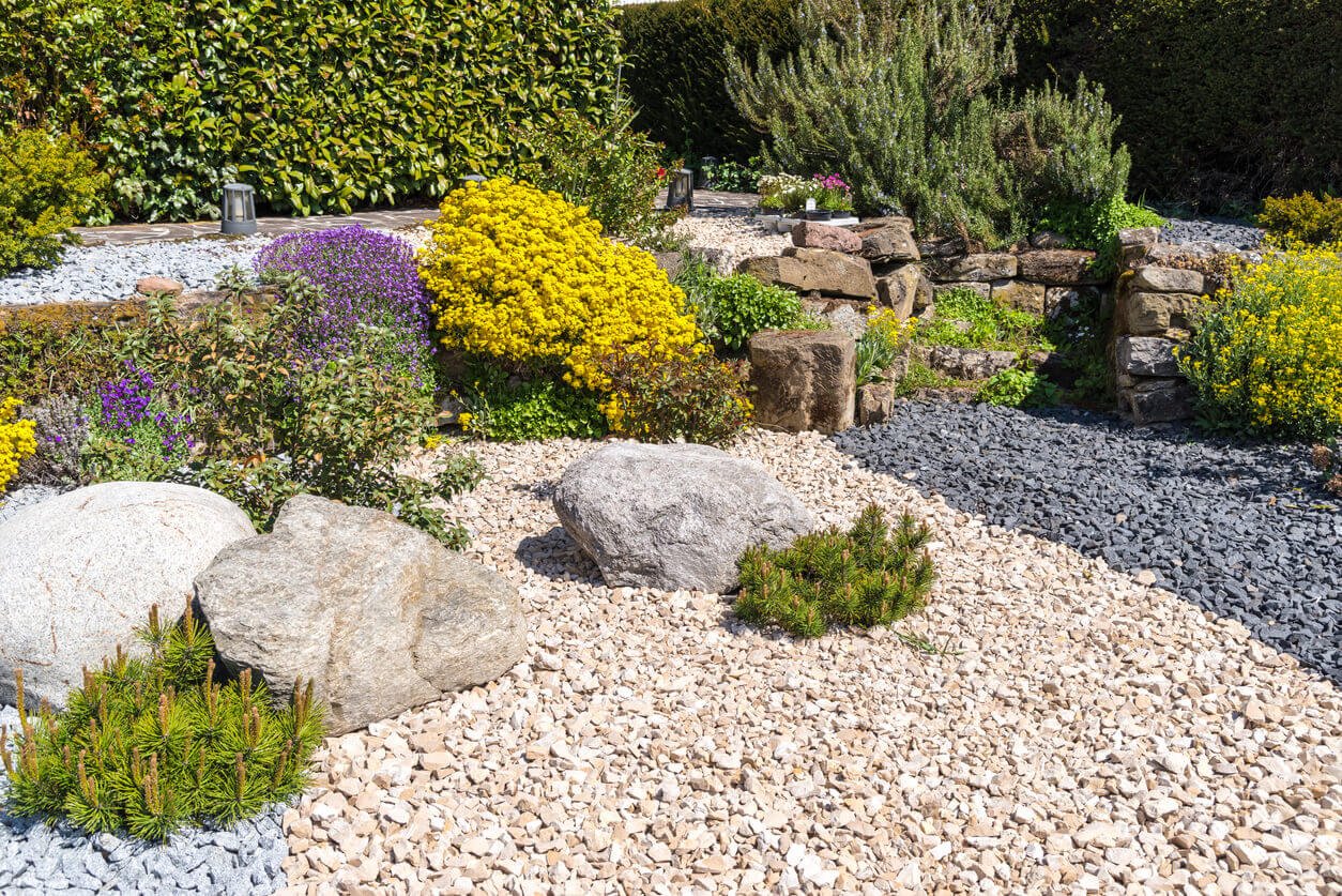 American gardens landscaping xeriscaping project 2