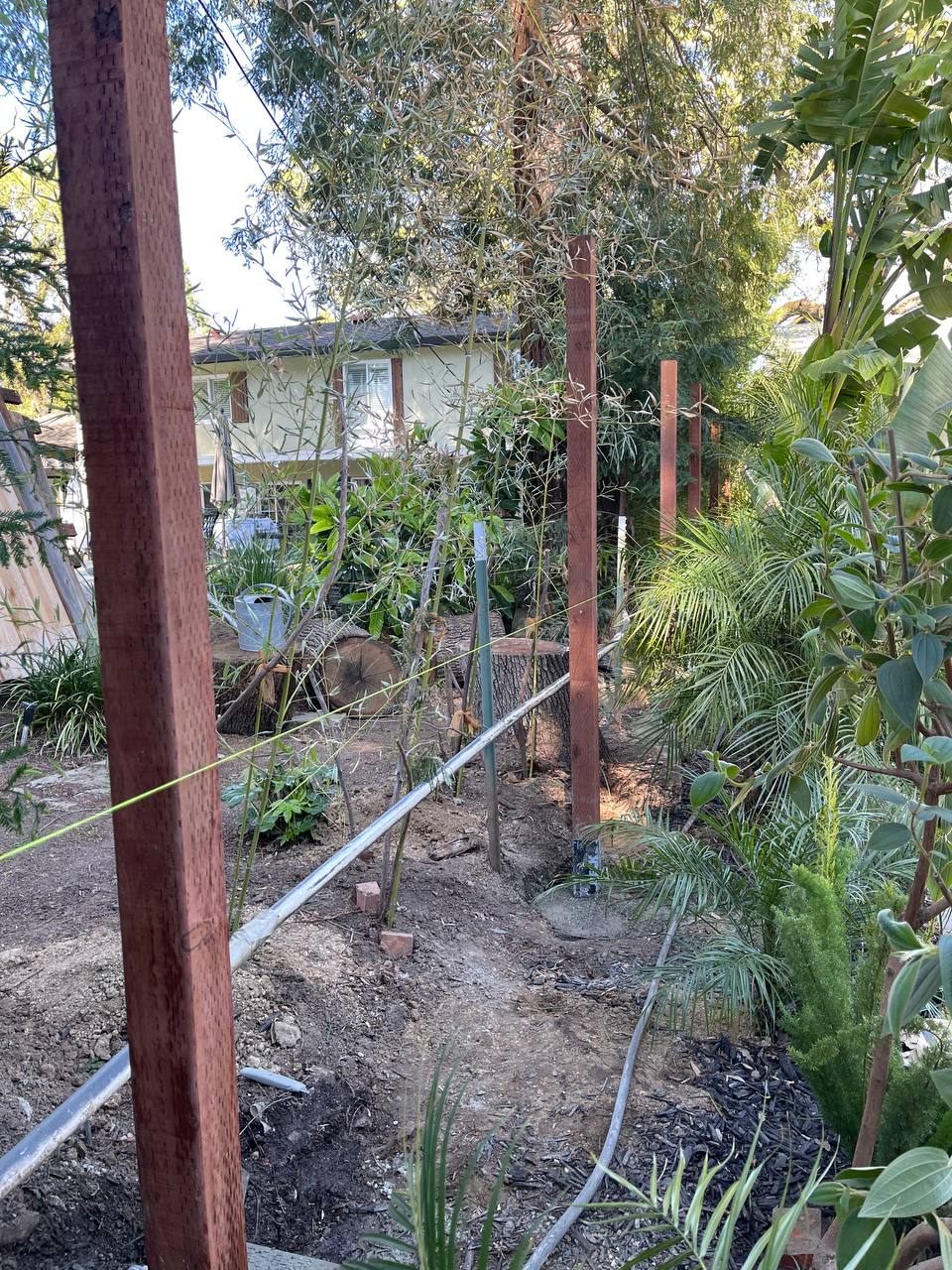 american gardens landscaping project fencting 10
