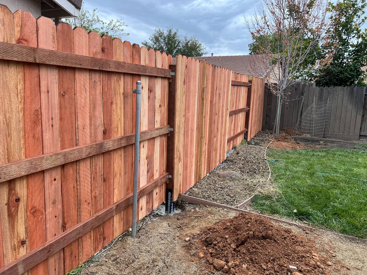 american gardens landscaping project fencting 3