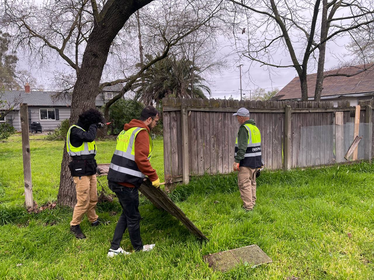 american gardens landscaping project fencting 4