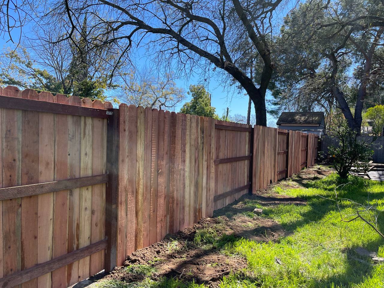 american gardens landscaping project fencting 8