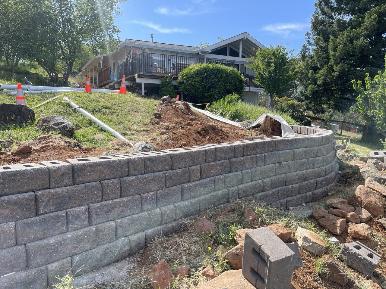 American gardens landscaping hardscaping project 6