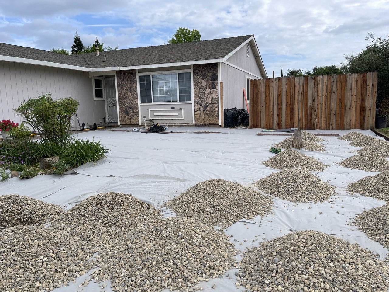American gardens landscaping xeriscaping project 8