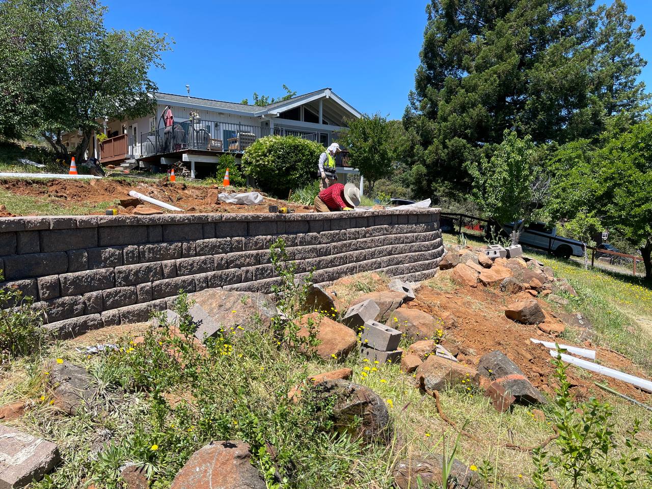 American gardens landscaping hardscaping project 15