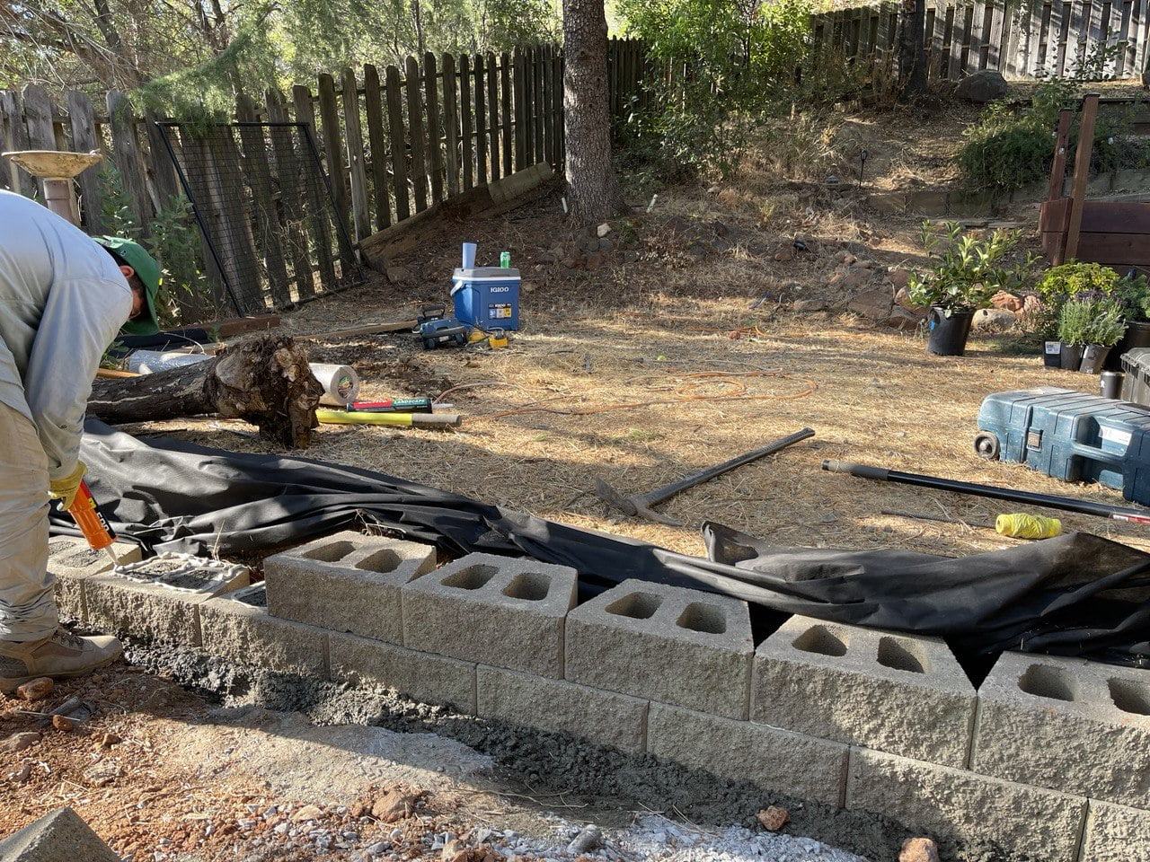 American gardens landscaping hardscaping project 20
