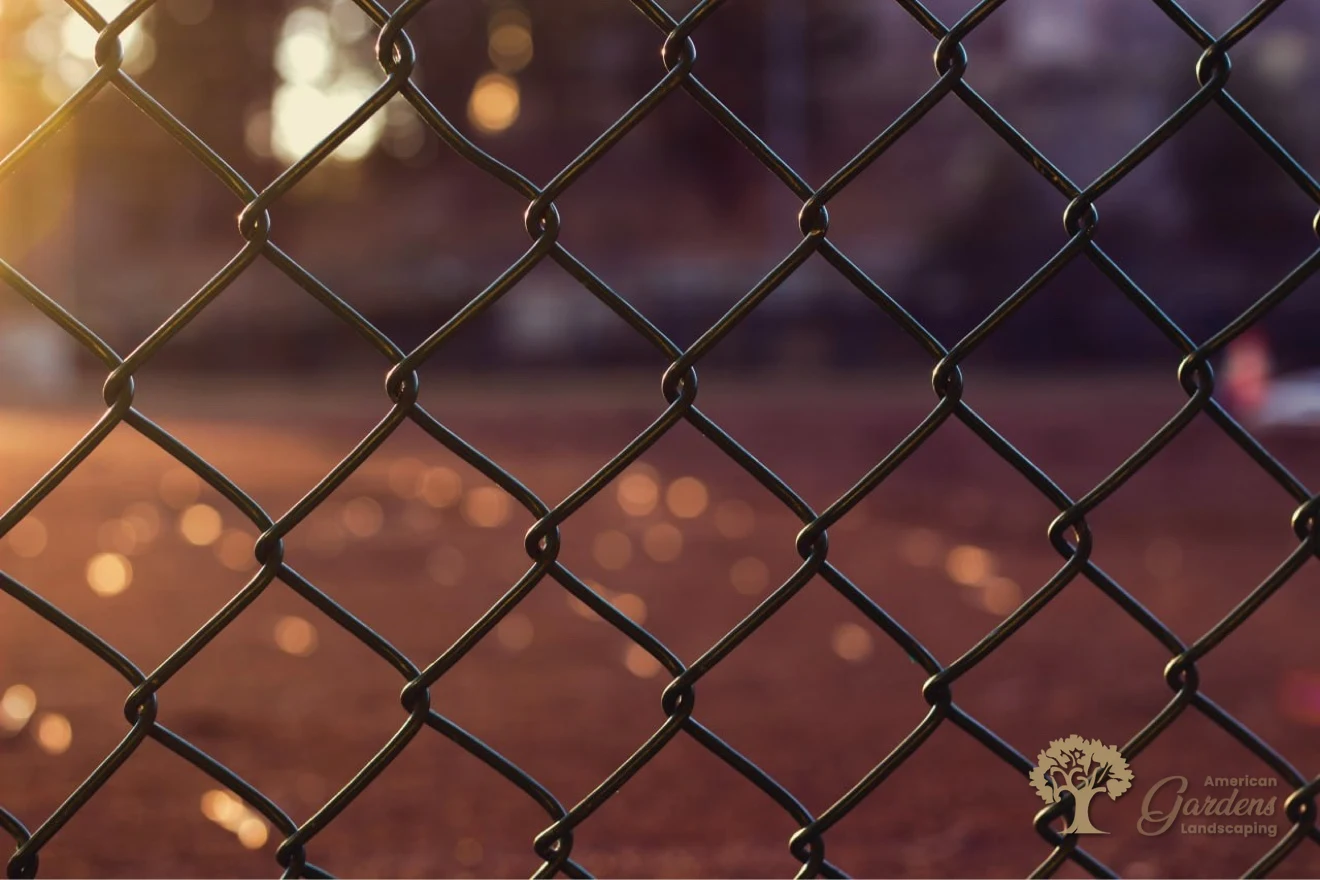 Chain link fence