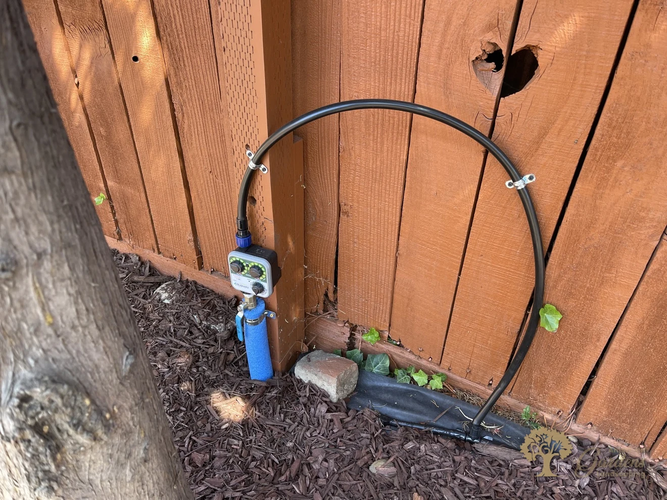 Citrus Heights Backyard Landscaping – Drip Irrigation Timer – American Gardens Landscaping