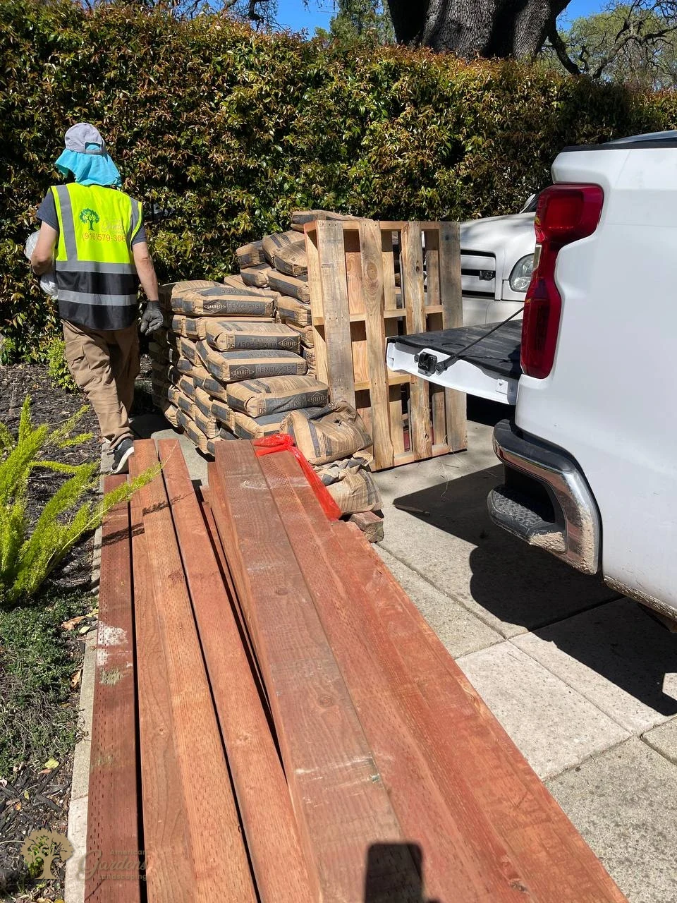 american gardens landscaping project fencing 9