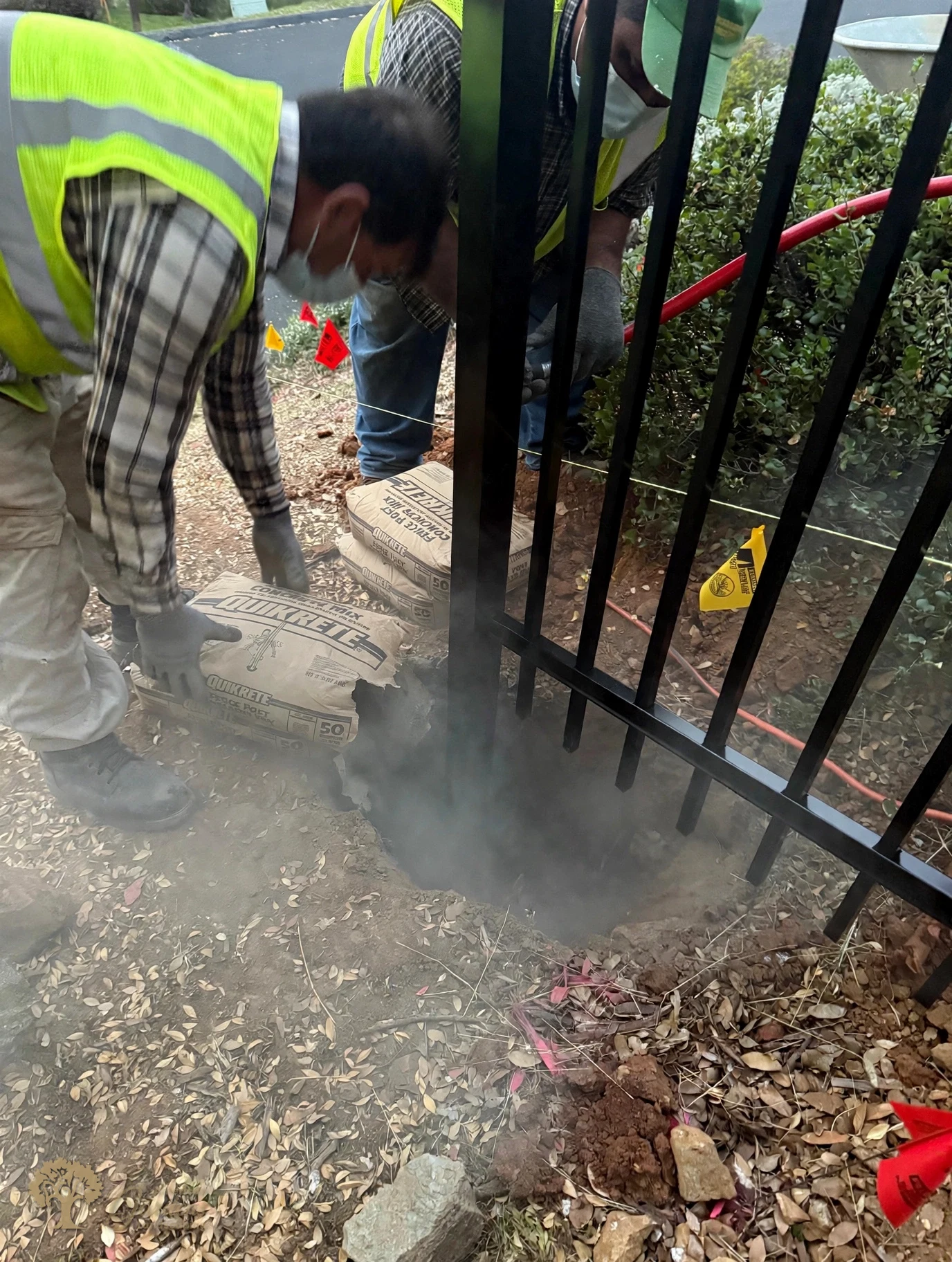 El Dorado Hills Metal Fence Installation – American Gardens Landscaping