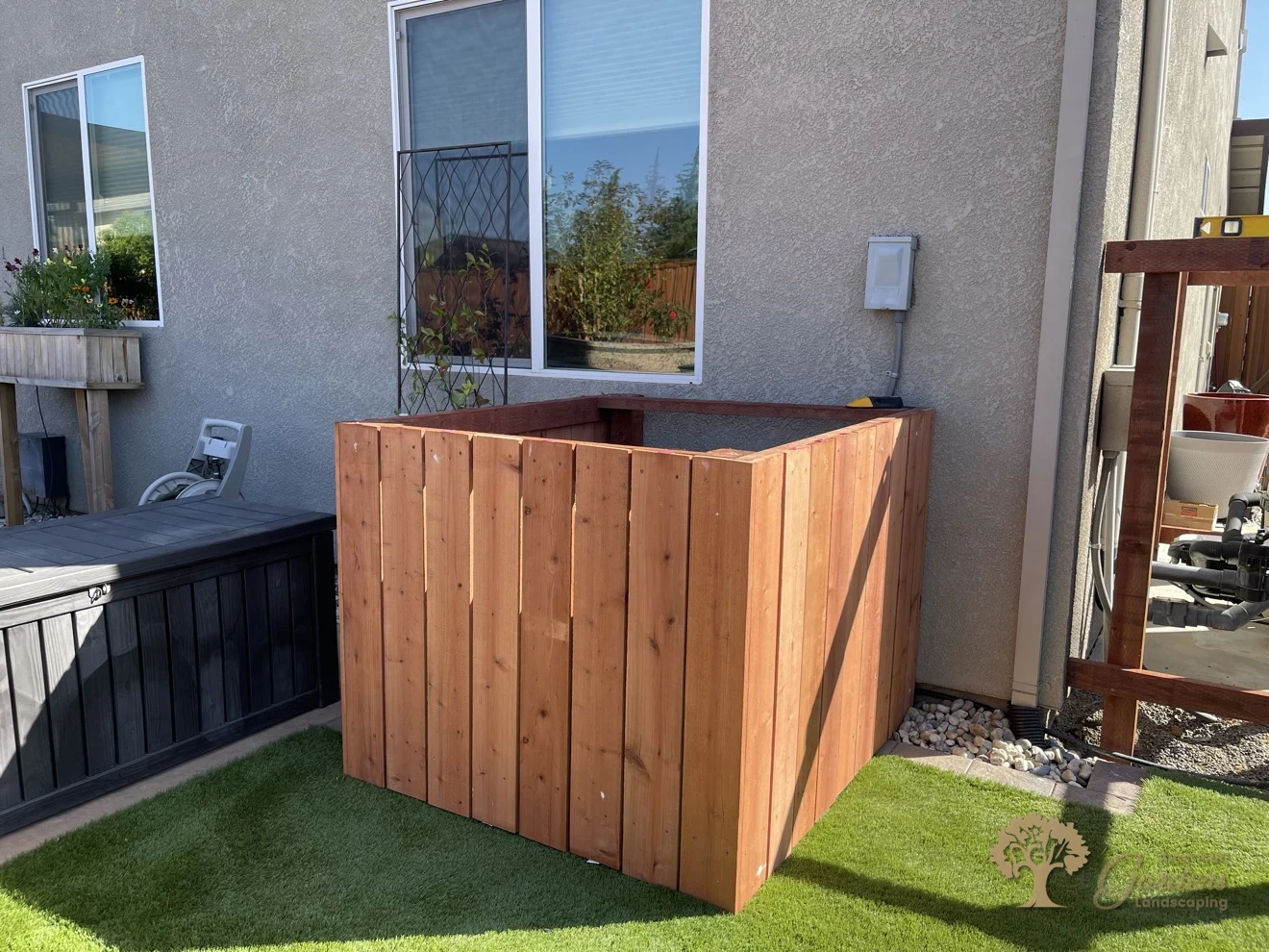 Roseville Redwood Fence & Gate – American Gardens Landscaping