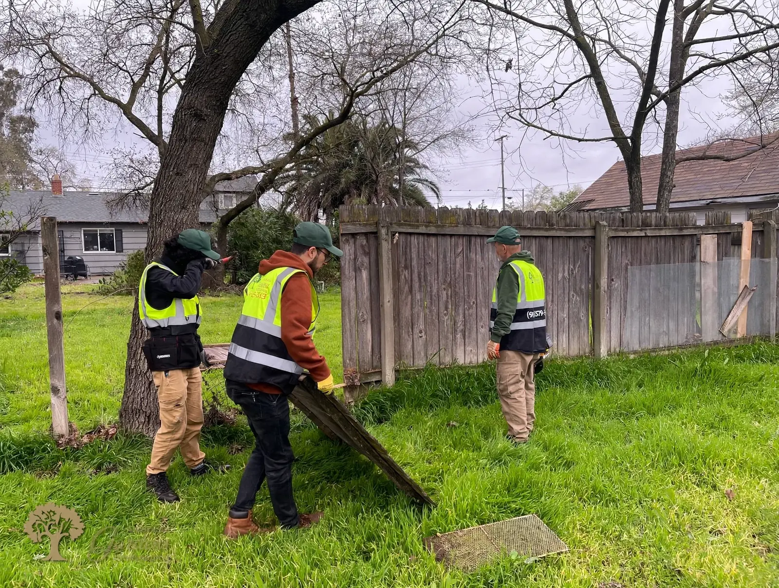american gardens landscaping project fencing 4
