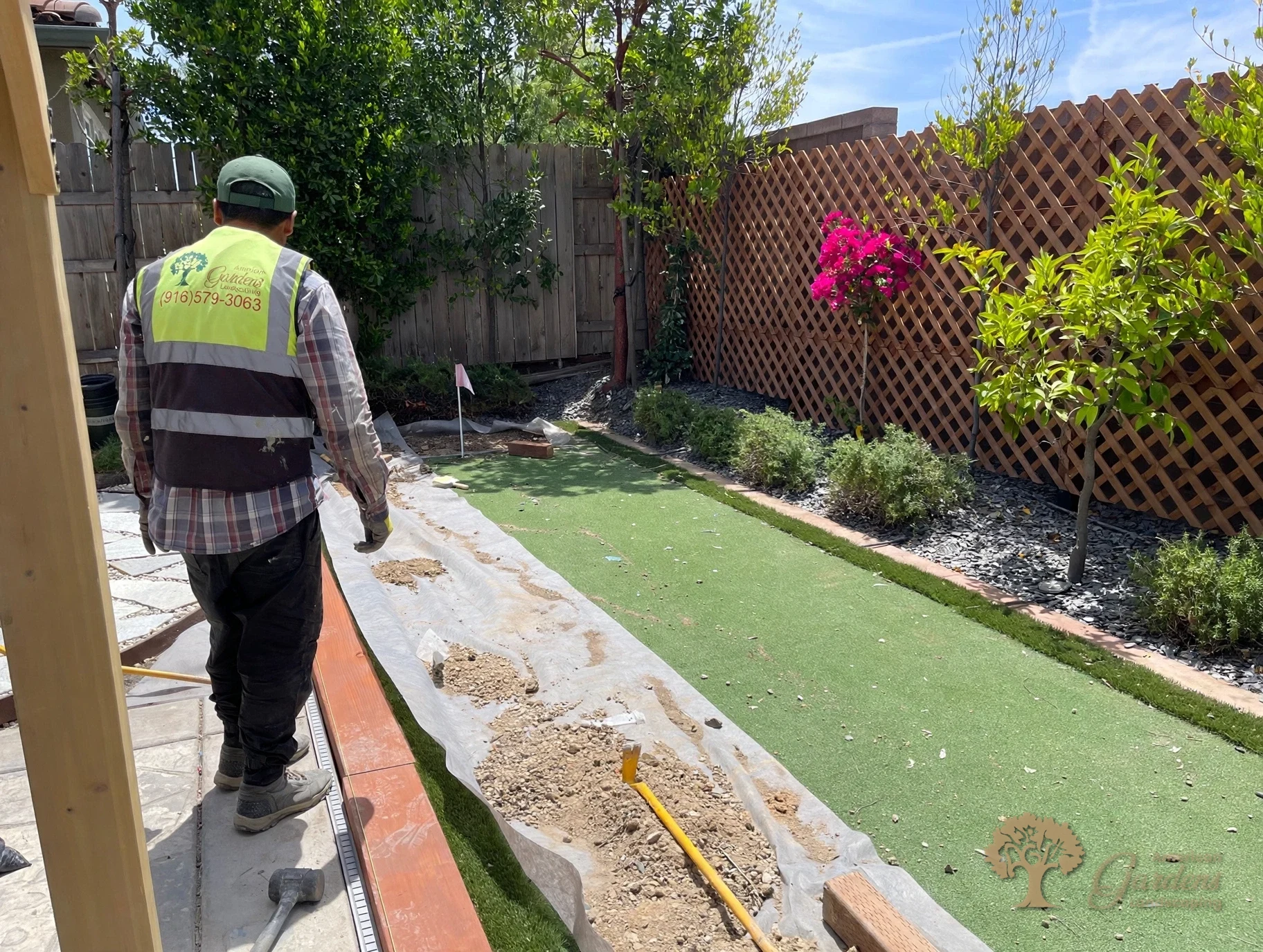 Folsom Putting Green – American Gardens Landscaping