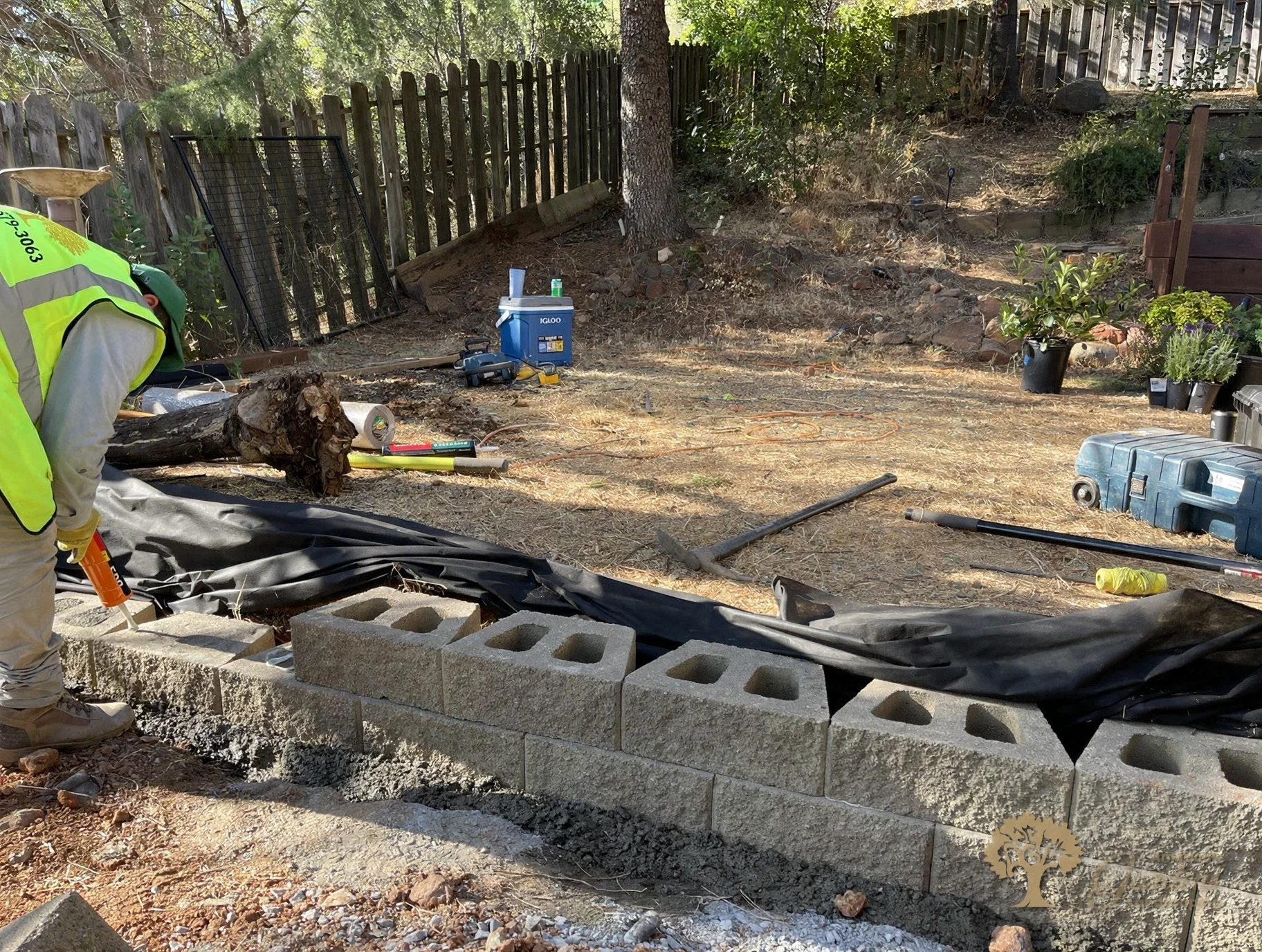 American gardens landscaping hardscaping project 20
