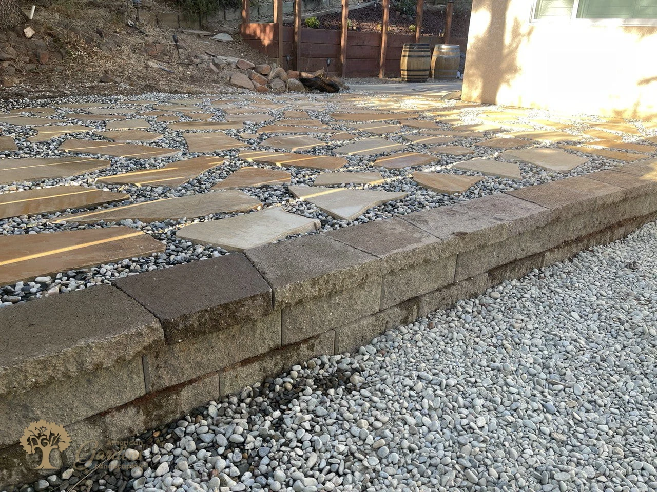 American gardens landscaping hardscaping project 22