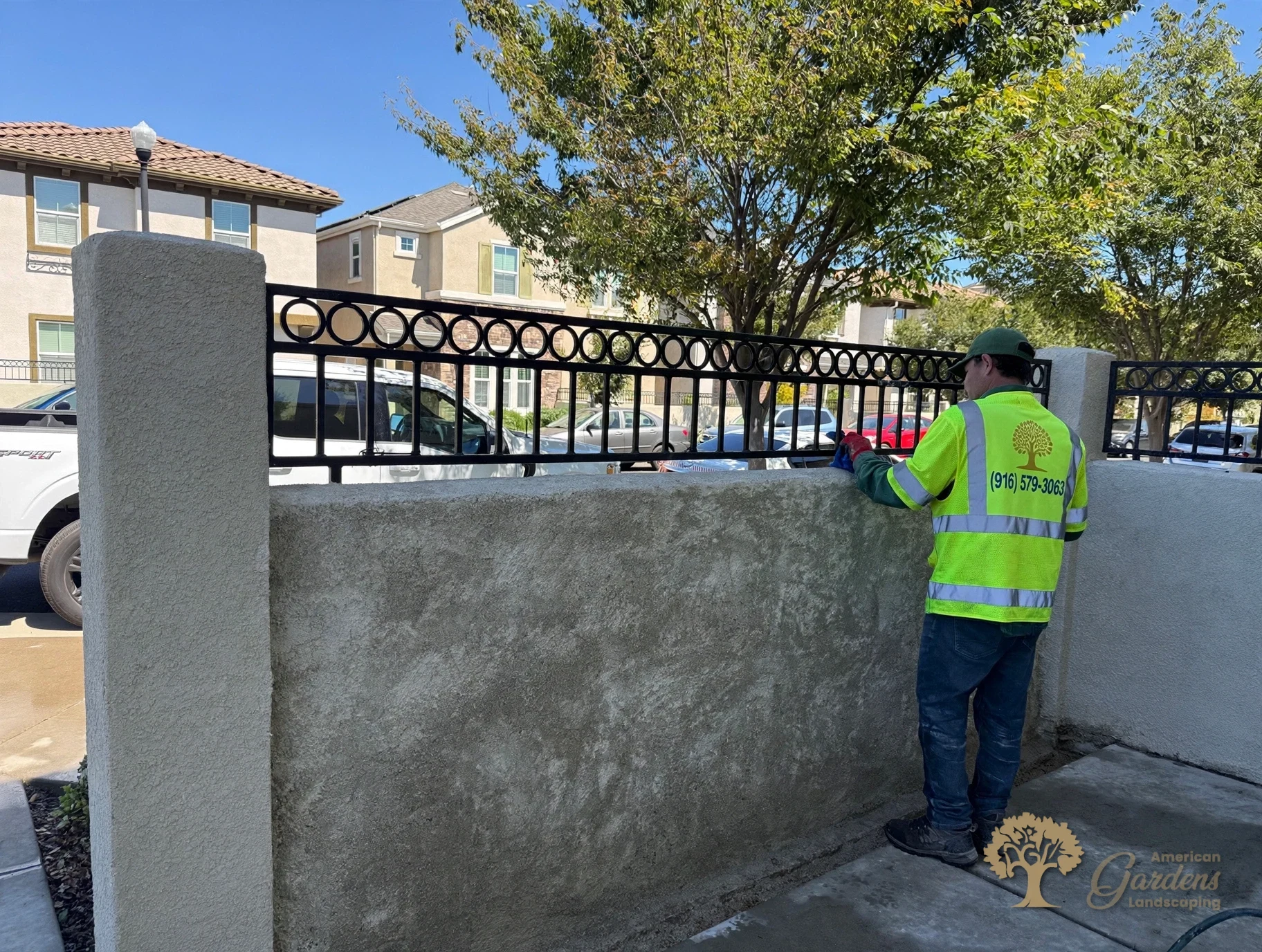 Roseville Block Wall Rebuild – American Gardens Landscaping