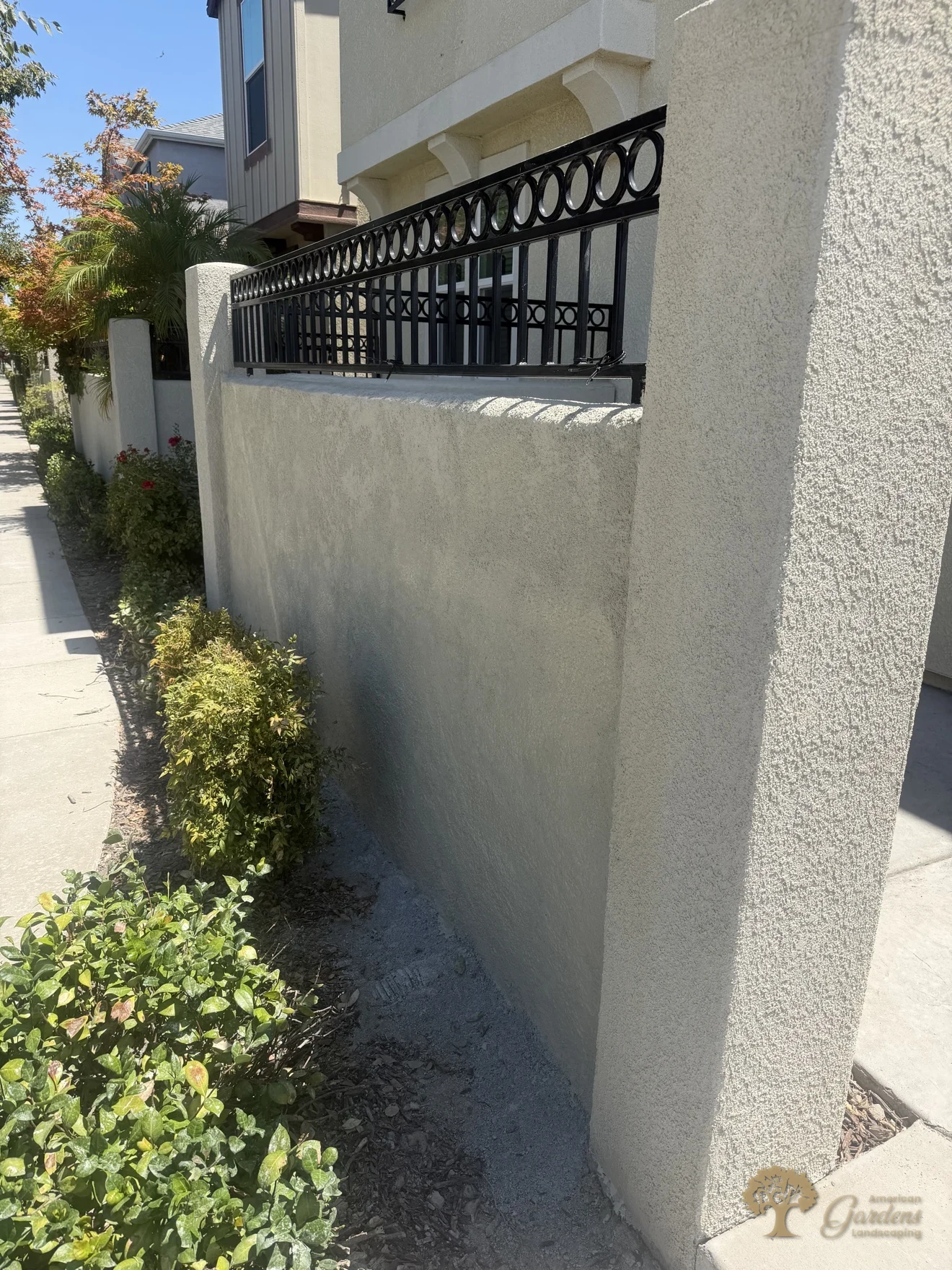 Roseville Block Wall Rebuild – American Gardens Landscaping