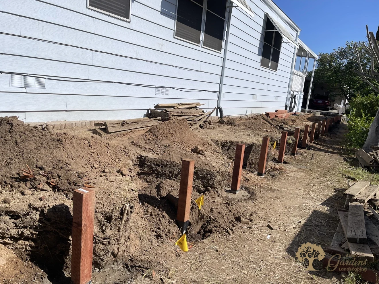Folsom Retaining Wall – American Gardens Landscaping
