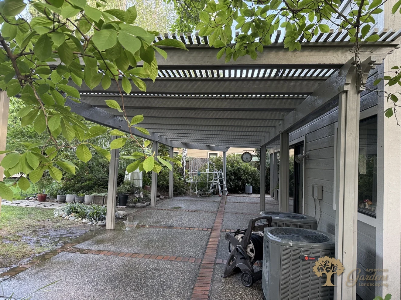 Gold River Pergola Rebuild – American Gardens Landscaping