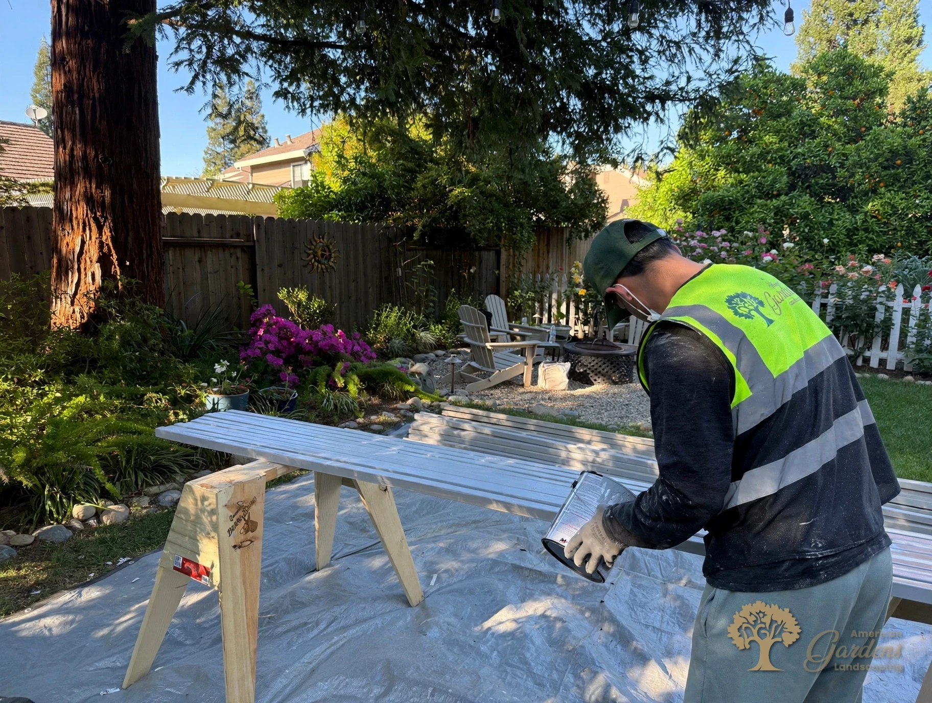 Gold River Pergola Rebuild – American Gardens Landscaping