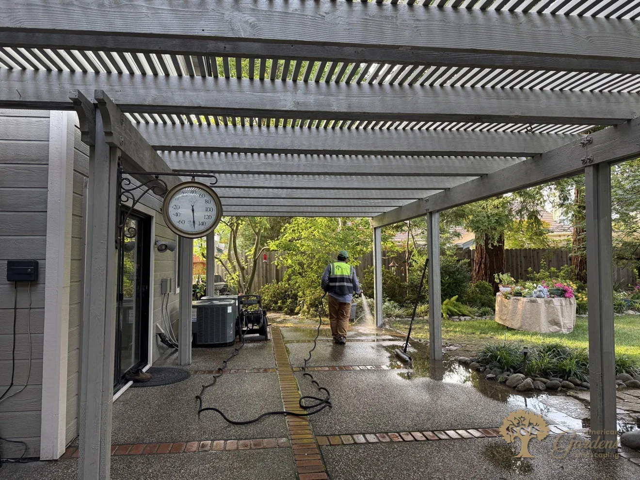 Gold River Pergola Rebuild – American Gardens Landscaping