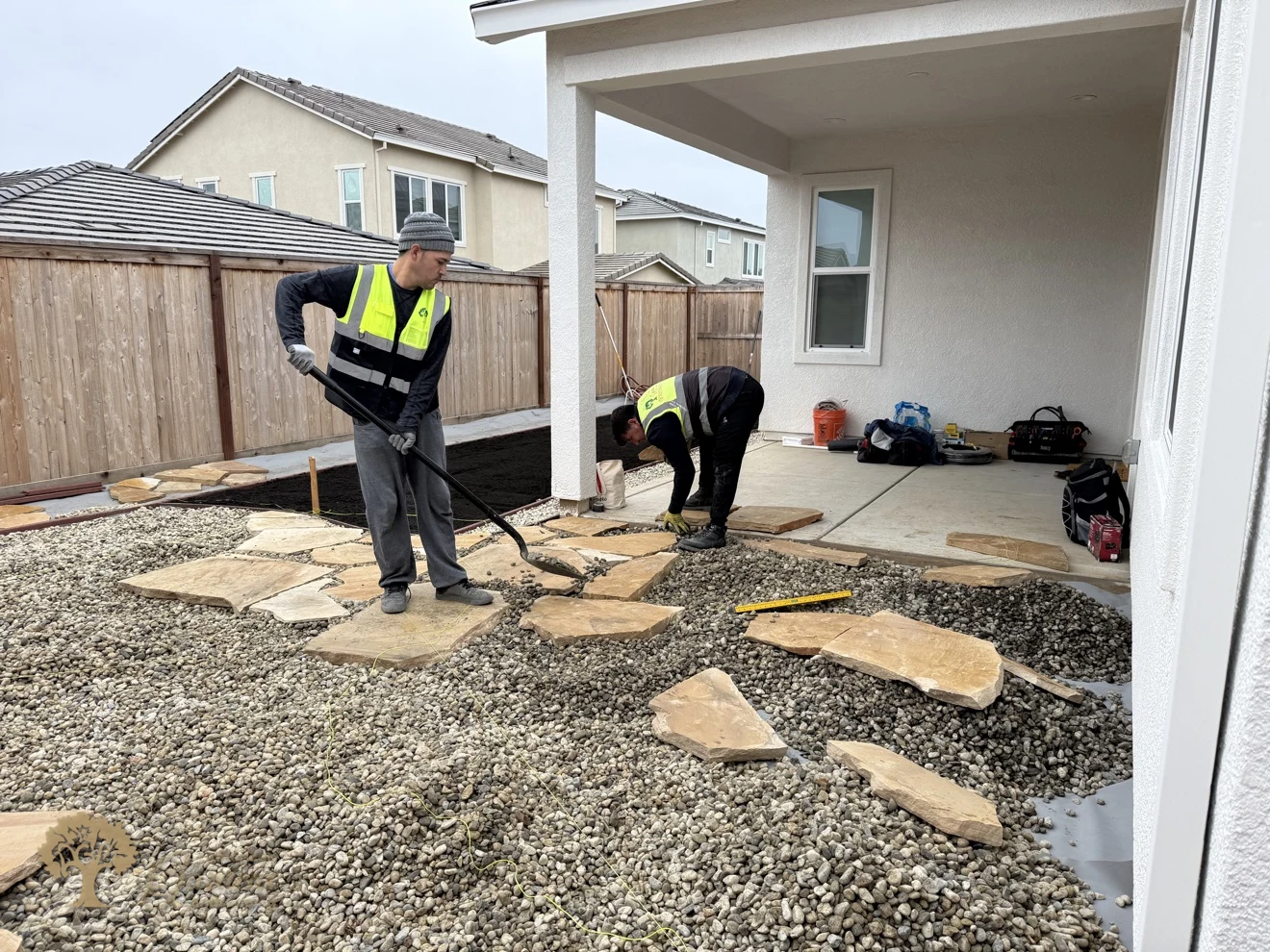 Roseville Flagstone Patio – American Gardens Landscaping