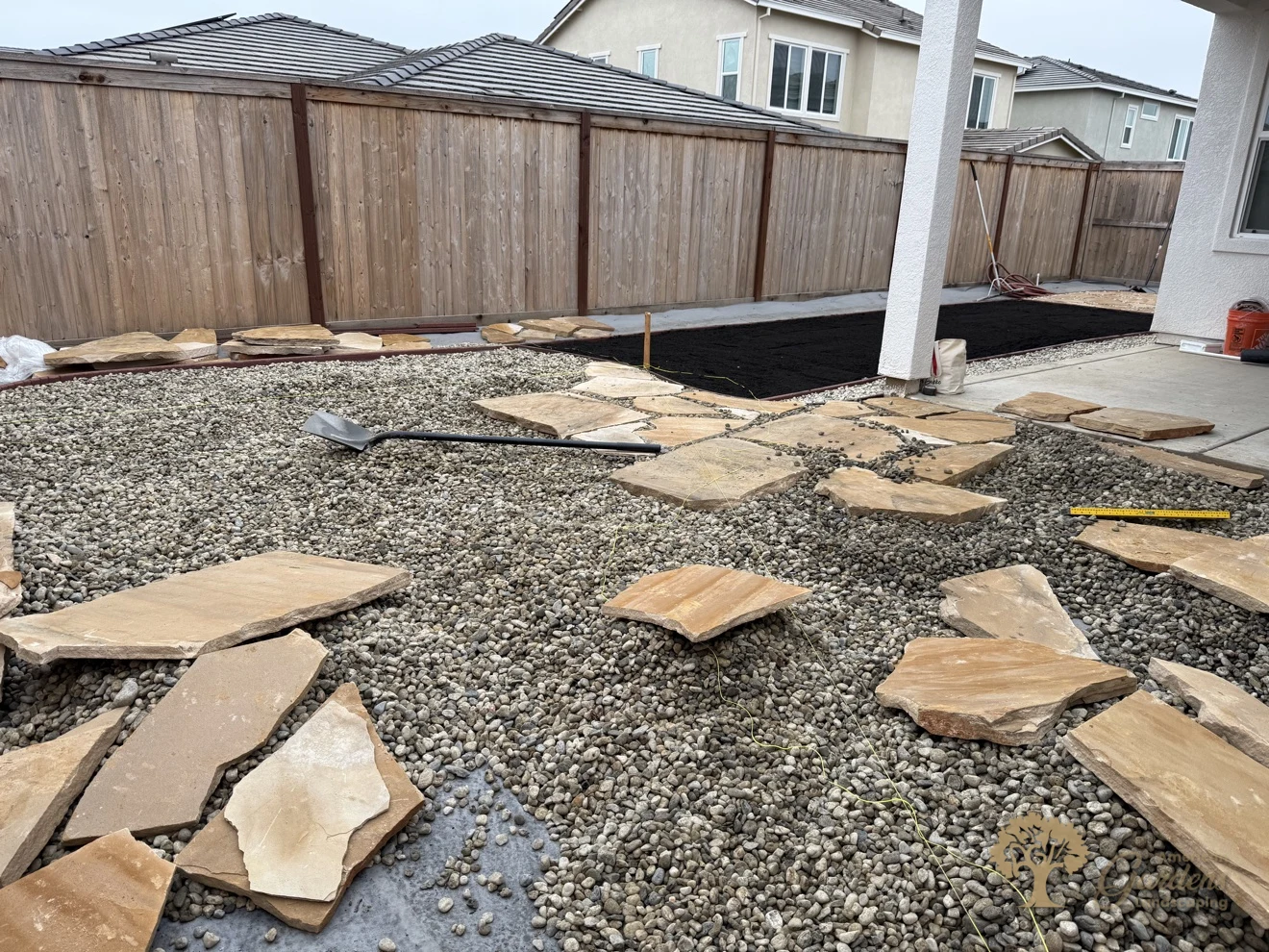 Roseville Flagstone Patio – American Gardens Landscaping