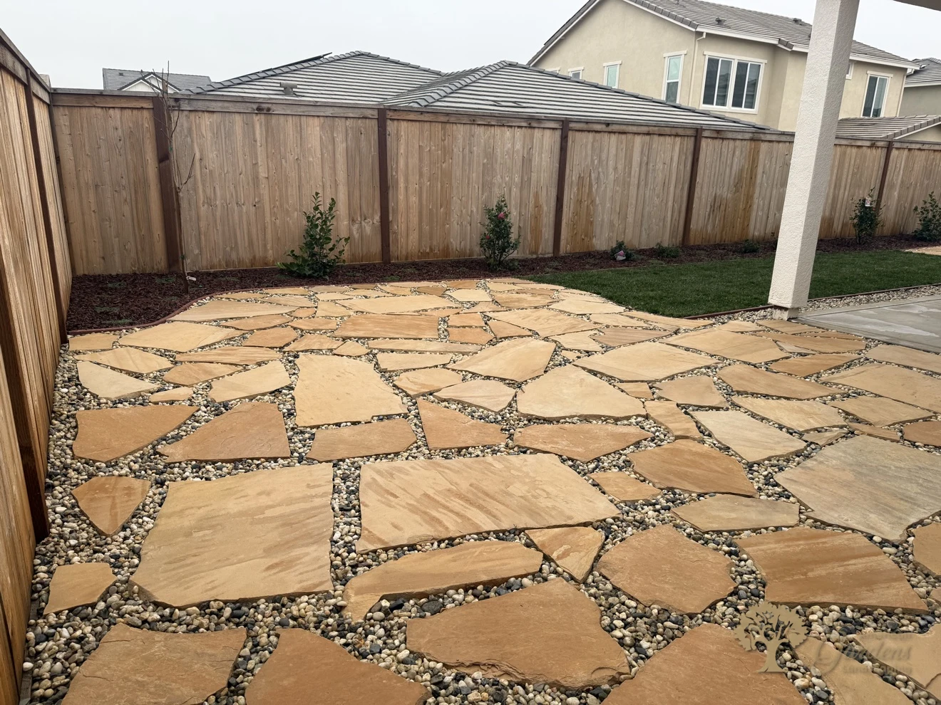 Roseville Flagstone Patio – American Gardens Landscaping