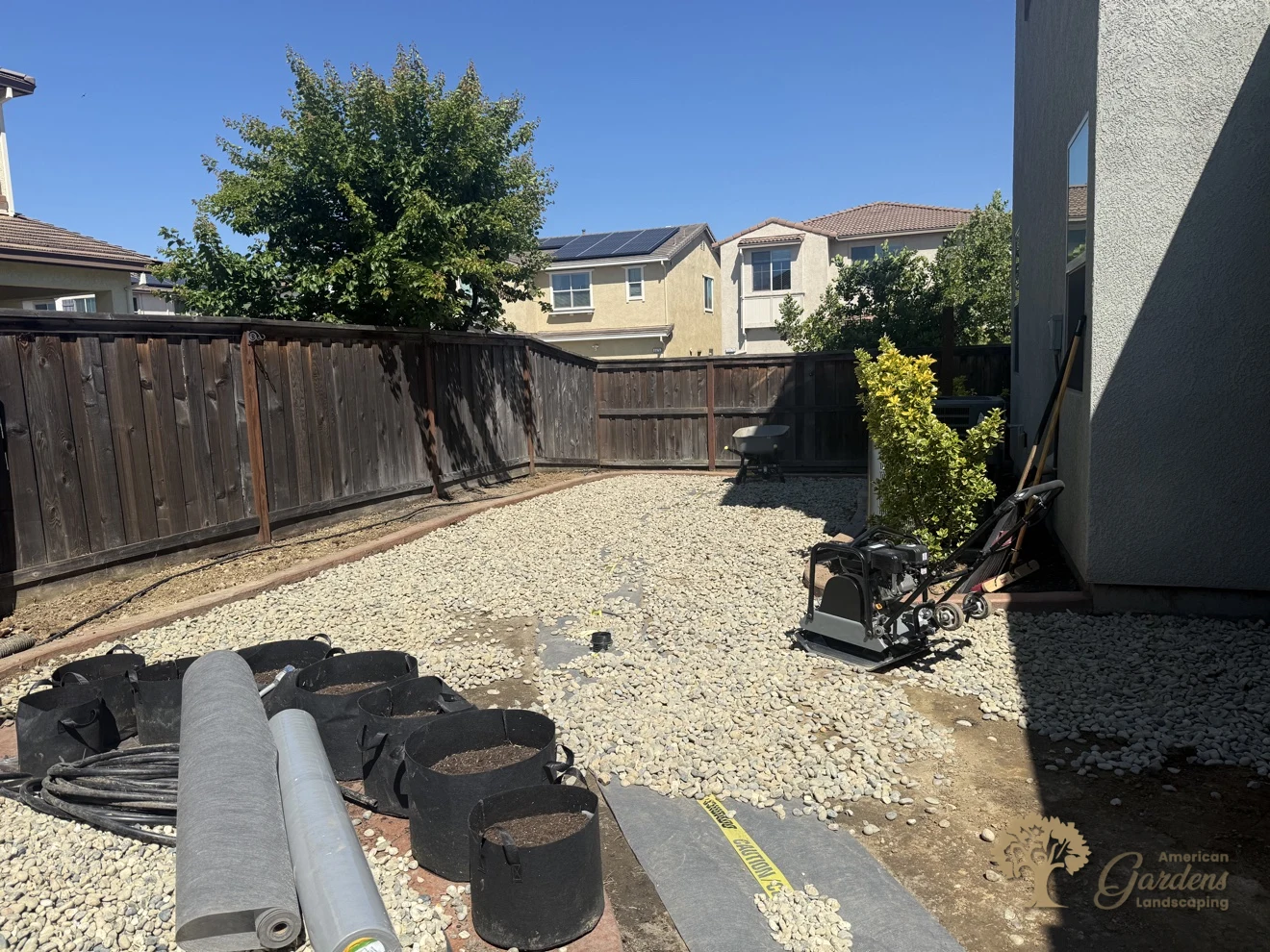 Fair Oaks Flagstone Patio – American Gardens Landscaping