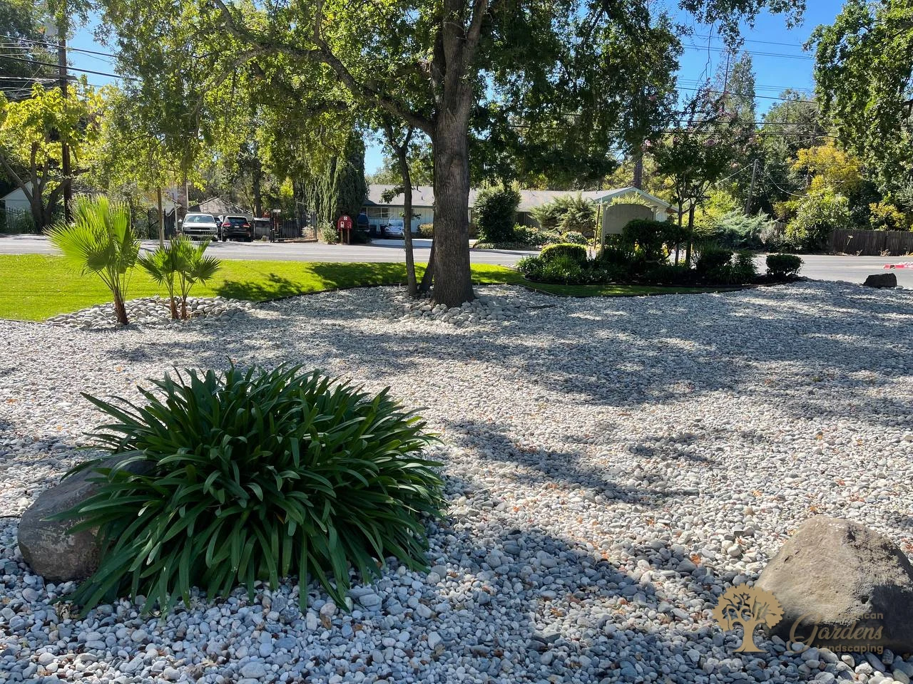 American gardens landscaping xeriscaping project 5