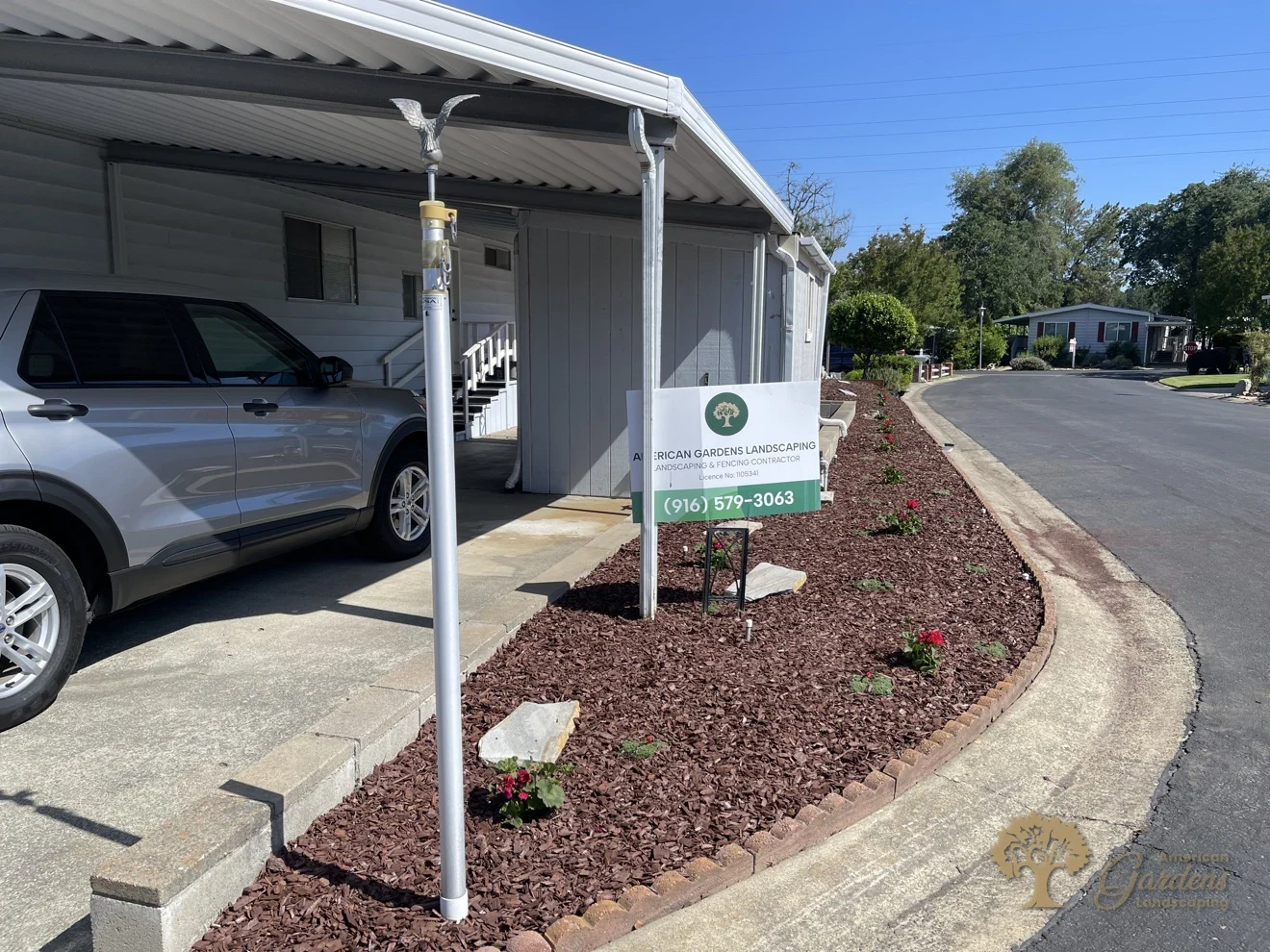 Folsom Xeriscape Front Yard – American Gardens Landscaping