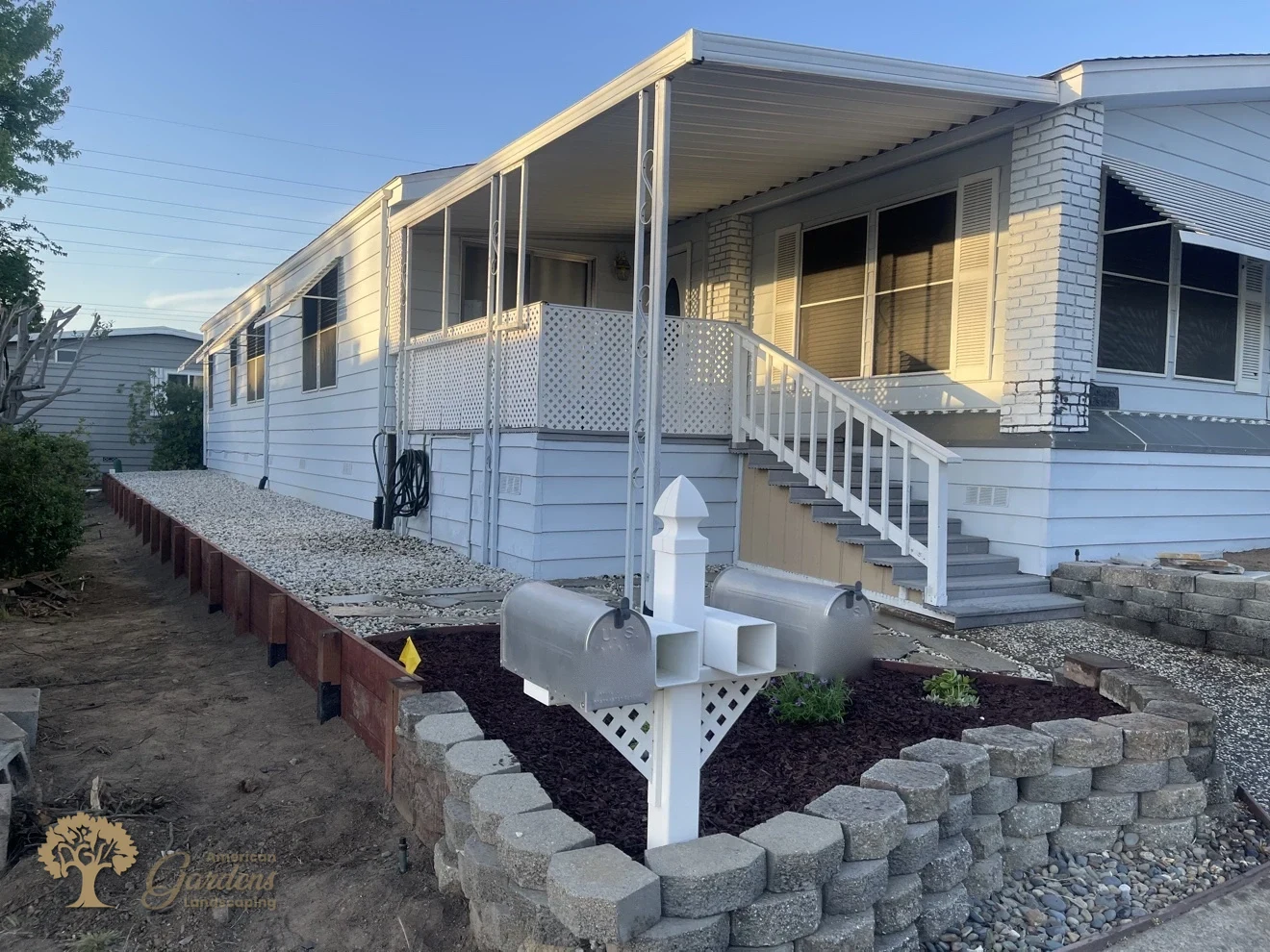Folsom Xeriscape Front Yard – American Gardens Landscaping