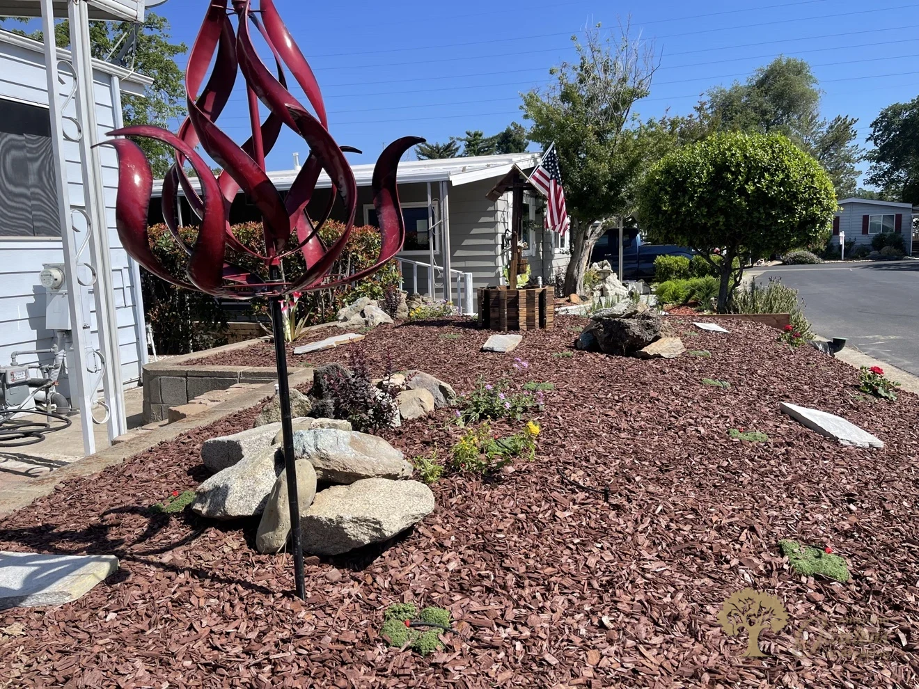 Folsom Xeriscape Front Yard – American Gardens Landscaping
